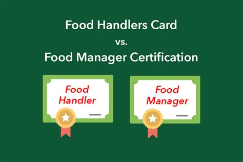 Food Handlers Card Vs Food Manager Certification What S The