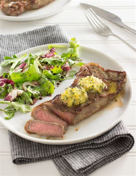 Steaks With Lemon Thyme Butter Jill Silverman Hough