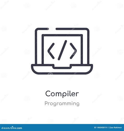 Compiler Icon Trendy Compiler Logo Concept On White Background Cartoon