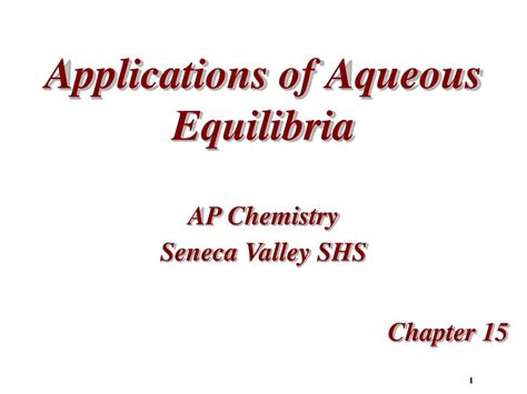 Ppt Applications Of Aqueous Equilibria Powerpoint Presentation Free Download Id 4347391