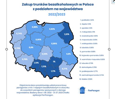 Alkoholowa mapa Polski Wielkopolska nie wygląda najlepiej wpoznaniu pl