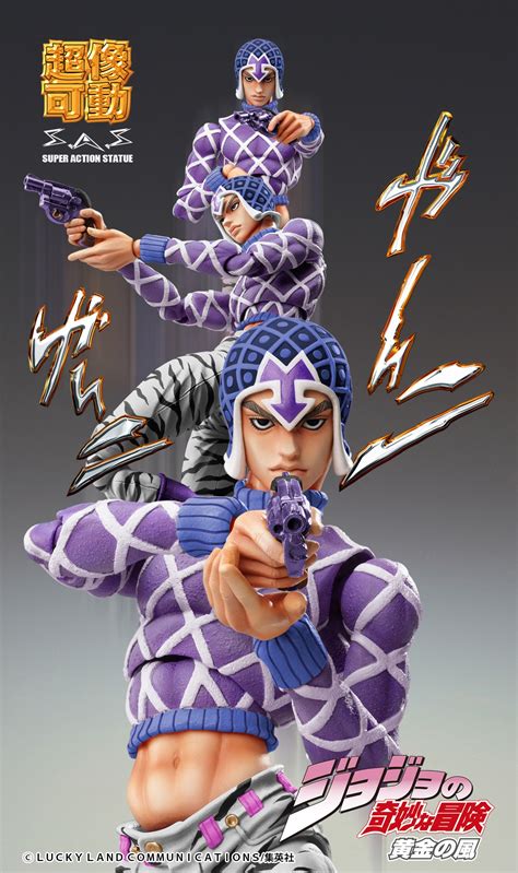 Super Action Figure Guido Mista Sp Sex Pistols Third Jojo S Bizarre Adventure Part Hlj