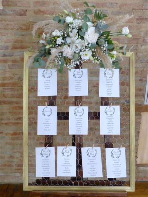 Plan De Table En 2024 Table Mariage Cadre Table De Mariage Originale