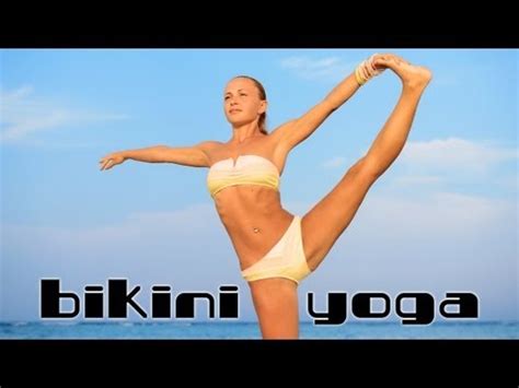 BIKINI YOGA WORKOUT SUPER FLEXIBILITY STRETCHING YouTube
