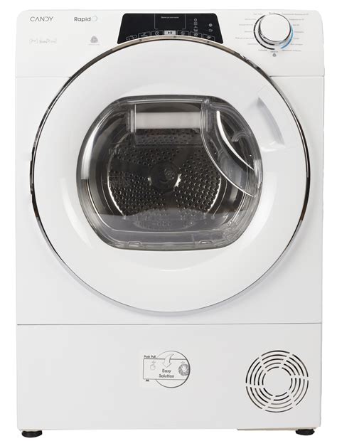 Обзор узкой сушильной машины Candy Rapido RO4 H7A1TCEX-07