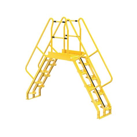 Vestil Cola Steel Alternating Crossover Ladder Material Handling