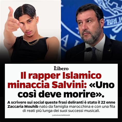 Lega Salvini Premier On Twitter Il Rapper Islamico Minaccia