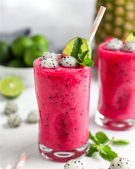 Tropical Dragon Fruit Smoothie Kalefornia Kravings