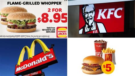 Best Mcdonald S Kfc And Hungry Jack S Deals This Week