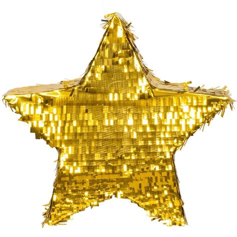 Piñata De Estrella Dorada Don Disfraz