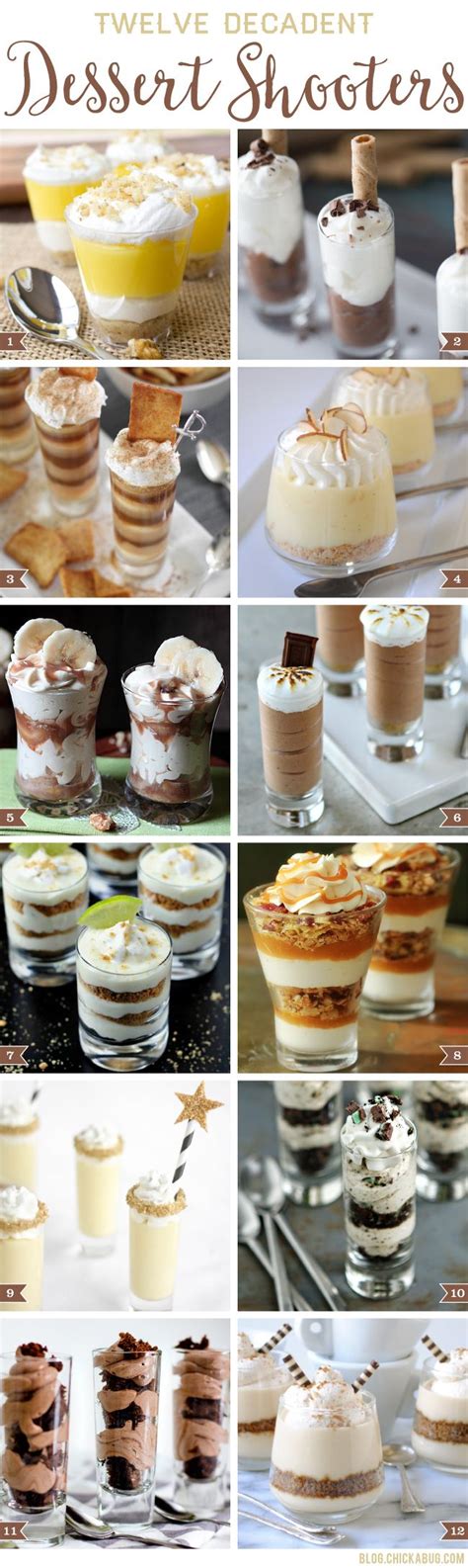 Chickabug Desserts Dessert Shooters Recipes Dessert Shooters