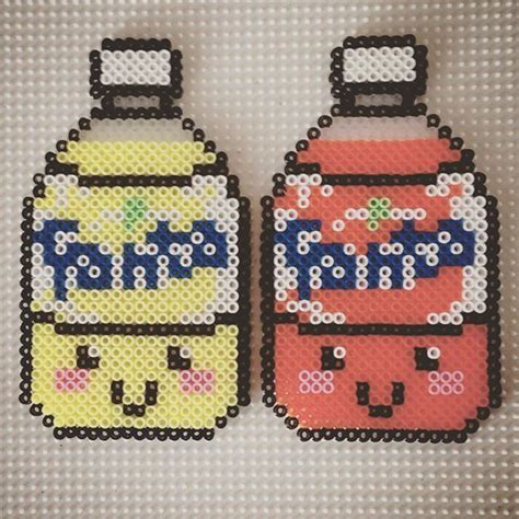 Kawaii Fanta Hama Beads By Evichuchan Perle A Repasser Modeles