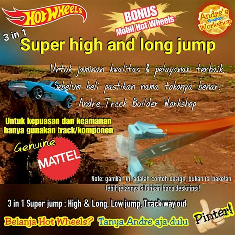Hotwheels Track Builder In Super Jump Ori Mattel Hot Wheels