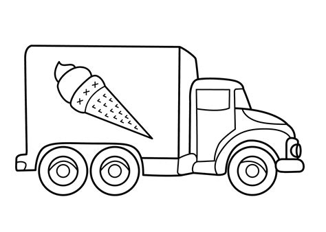 Desenhos De Caminhoes Para Colorir E Imprimir - 7
