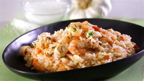 Arroz de lulas e camarão receita fácil Teleculinária