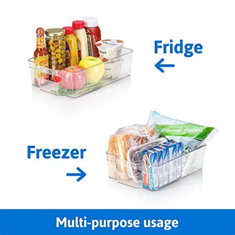 Fridge Bins And Organizers Set Of 10 Stackable Refrigerator Bins Set