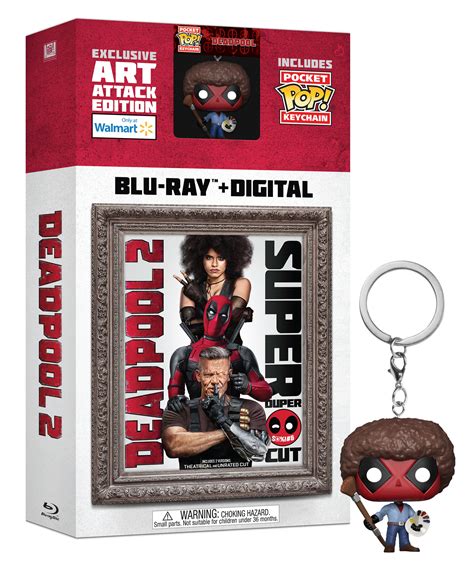 Deadpool 2 Walmart Exclusive Blu Ray