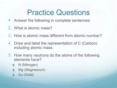 What is Atomic Mass? | PPT