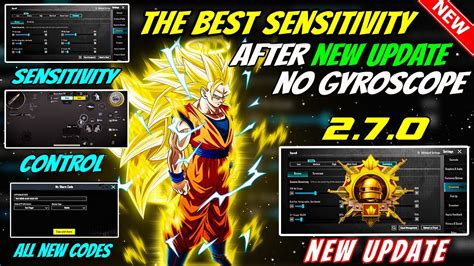 NEW UPDATE NEW SENSITIVITY 2 7 THE BEST SENSITIVITY NO GYROSCOPE