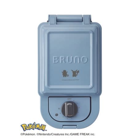 BRUNO Pokemon Hot Sandwich Maker Single Blue