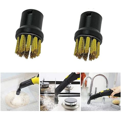 3X латунная проволочная щетка инструмент сопла для Karcher паровые ...