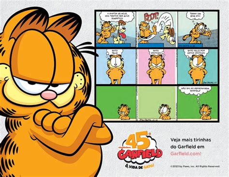 Imagem Garfield - Garfield completa 45 anos – MONDO MODA