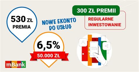 mBank eKonto do usług z 530 zł premii 6 5 w skali roku