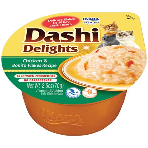 Dashi Delights for Cats | Chicken & Bonito Flakes Recipe | INABA