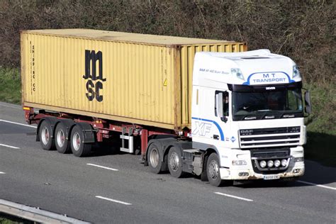 AU58CNC M T Transport DAF XF 105 460 M4 Downend Bristol Flickr