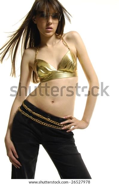 Sexy Girl Bikini Isolated On White Stock Photo 26527978 Shutterstock