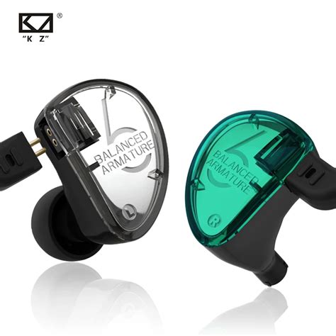 AK KZ AS06 3BA сбалансированные арматурные наушники-вкладыши HIFI ...