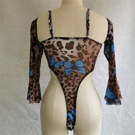 Shop Our Trendy One Piece Bikini With Mesh Long Sleeve