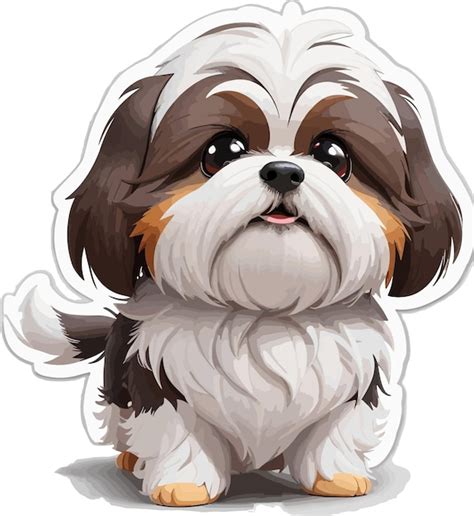 Dessin Anim Ludique Shih Tzu Magic K Haute D Finition Sur Une Toile