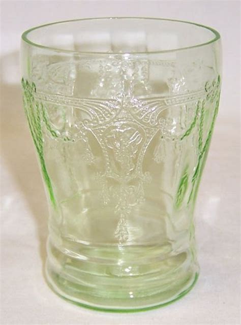 Hocking Depression Glass Green Cameo Ballerina 4 Inch High