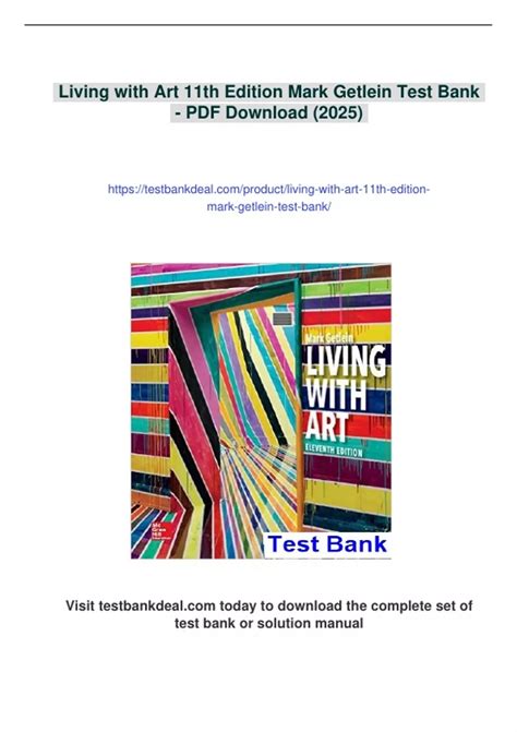 Summary Living with Art 11th Edition Mark Getlein Test Bank - Digital