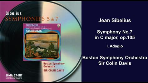 Jean Sibelius Symphony No In C Major Op I Adagio Sir Colin