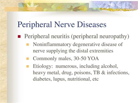 PPT - Nervous System Diseases & Disorders PowerPoint Presentation - ID:5704997