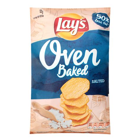 Чипсы картофельные запеченные с солью Lay's м/у 125г Lays(5900259099723 ...