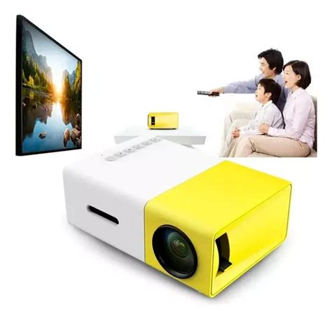 Projetor Mini Yg 300 Led 600 Lumens Home Cinema MercadoLivre