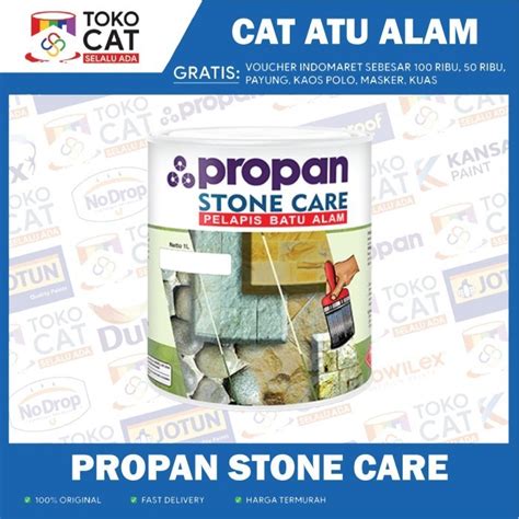 Jual Cat Batu Alam Propan Stone Care Doff L Kemasan Kaleng