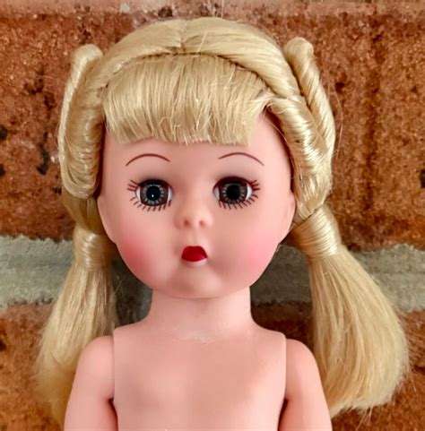 Madame Alexander Doll Nude Blonde Pigtails Blue Eyes Ready To Dress Etsy