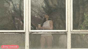 Jeny Smith Got Naked In The Office You Could See Her From Outside XNXX