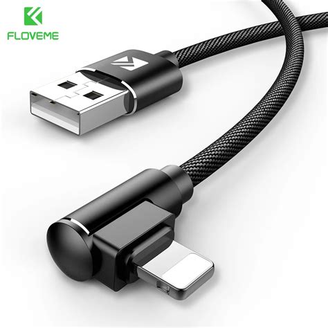 Floveme Degree Usb Cable For Iphone Apple X Xr Xs Max Plus