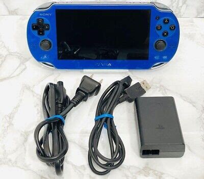 Ps Vita Sapphire Blue Pch Za Console Sony Playstation Excellent