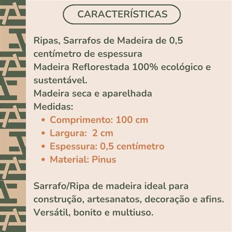 Ripas Para Artesanato Repac Madeiras Pinus X X Cm Madeiramadeira