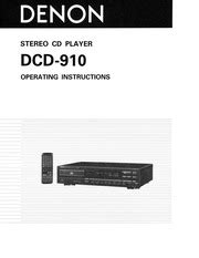 Denon Stereo Cd Player Dcd Operating Instructions Nippon Columbia