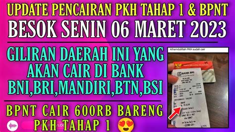 Info Daerah Yang Pkh Tahap Besok Cair Di Bank Bni Bri Mandiri Btn Bsi