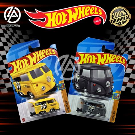 Hot Wheels Volkswagen Kool Kombi Mooneyes 週年 黃色 蝦皮購物