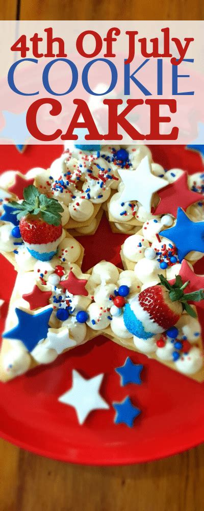 Doughcuts Th Of July Layered Cookie Cake Recipe Shop With Me Mama