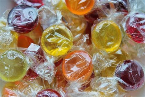 Hard candy candies boiled sweets Clear cello wrapped — Stock Photo © cheekylorns2 #29458489